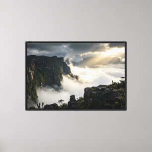 Mount Roraima Oude Top - Hyper-Realistisch Canvas Afdruk