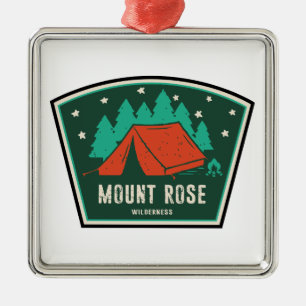 Mount Rose Wilderness Nevada Kamperen Metalen Ornament