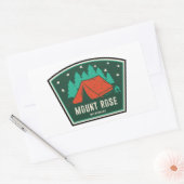 Mount Rose Wilderness Nevada Kamperen Rechthoekige Sticker (Envelop)