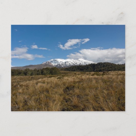 Mount Ruapehu Briefkaart (Voorkant)