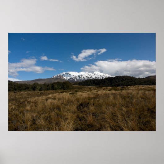Mount Ruapehu Poster (Voorkant)