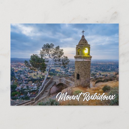 Mount Rubidoux Park, Riverside, Californië, VS Briefkaart (Voorkant)