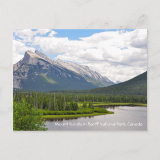 Mount Rundle in Banff National Park, Canada Briefkaart