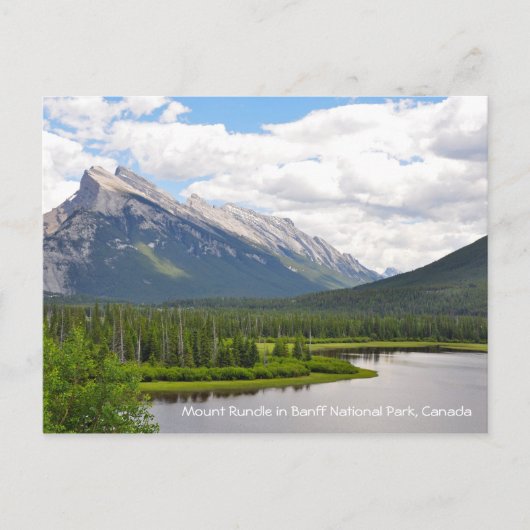 Mount Rundle in Banff National Park, Canada Briefkaart (Voorkant)