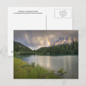 Mount Rundle Rainbow, Cascade Ponds Briefkaart (Voorkant / Achterkant)