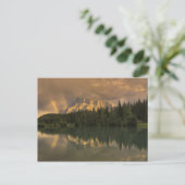 Mount Rundle Rainbow, Cascade Ponds Briefkaart (Staand voorkant)
