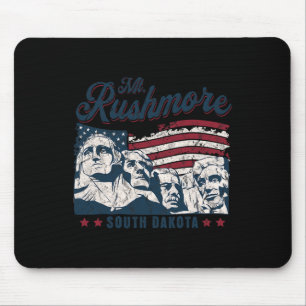 Mount Rushmore 4 juli viert Usa-vlag Mt Muismat