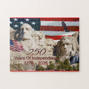 Mount Rushmore Amerika 250 legpuzzel