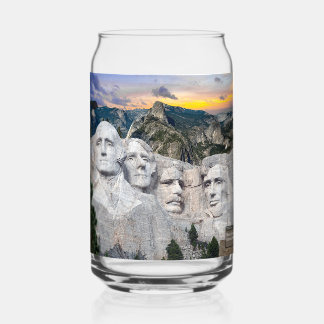 Mount Rushmore Amerika's Presidenten Blikvorm Glas