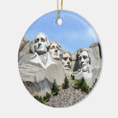 Mount Rushmore Aquarel Keramisch Ornament (Links)