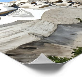 Mount Rushmore Aquarel Poster (Hoek)
