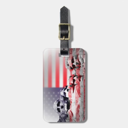 Mount Rushmore Bagagelabel (Voorkant verticaal)