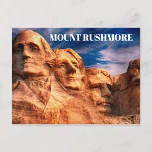 Mount Rushmore Black Hills South Dakota USA Travel Briefkaart