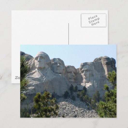 Mount Rushmore Briefkaart (Voorkant / Achterkant)