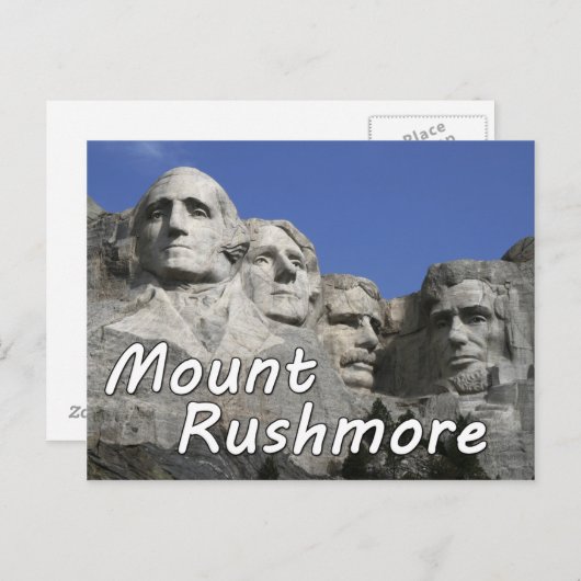 Mount Rushmore Briefkaart (Voorkant / Achterkant)