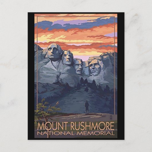 Mount Rushmore Briefkaart (Voorkant)