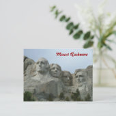 Mount Rushmore Briefkaart (Staand voorkant)