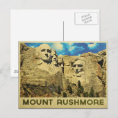 Mount Rushmore  Briefkaart (Voorkant / Achterkant)