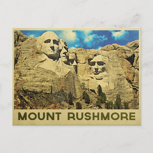 Mount Rushmore  Briefkaart (Voorkant)