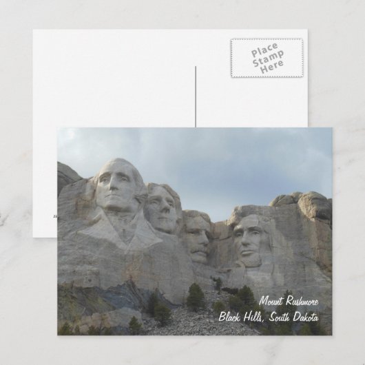 Mount Rushmore Briefkaart (Voorkant / Achterkant)