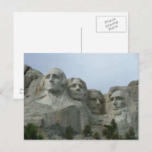 Mount Rushmore Briefkaart (Voorkant / Achterkant)