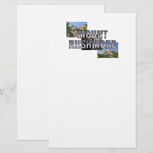 Mount Rushmore Briefpapier (Voorkant / Achterkant)