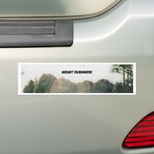 Mount Rushmore bumpersticker (Op auto)