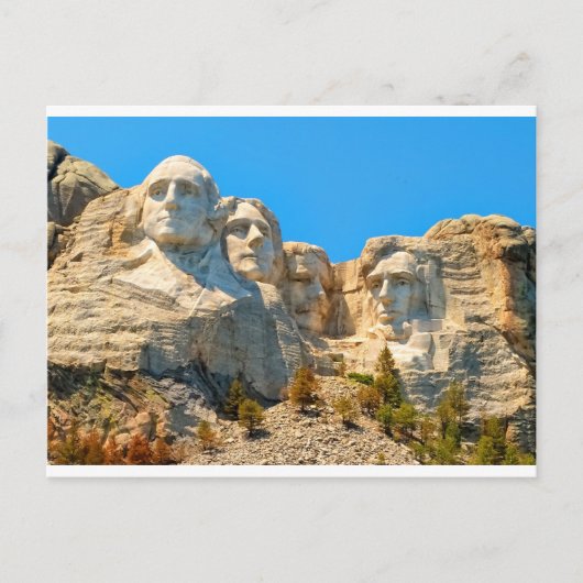Mount Rushmore Classic View Briefkaart (Voorkant)
