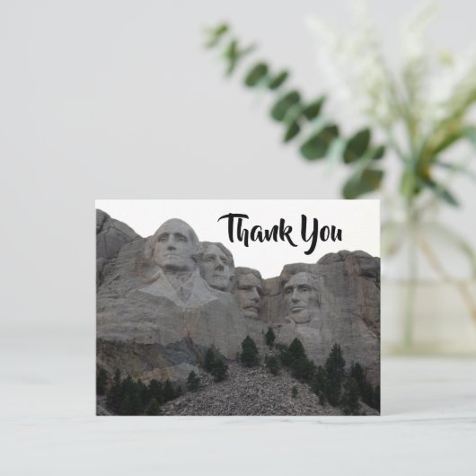 Mount Rushmore Dank je Briefkaart (Staand voorkant)
