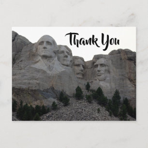 Mount Rushmore Dank je Briefkaart