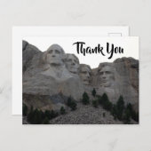 Mount Rushmore Dank u Briefkaart (Voorkant / Achterkant)