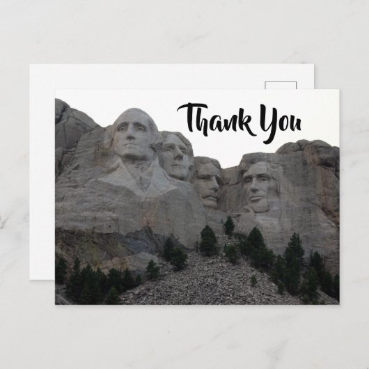 Mount Rushmore Dank u Briefkaart (Voorkant / Achterkant)