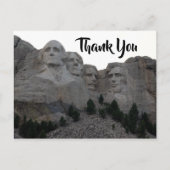 Mount Rushmore Dank u Briefkaart (Voorkant)
