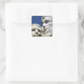 Mount Rushmore Detail Vierkante Sticker (Tas)