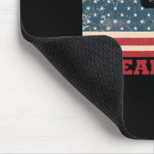 Mount Rushmore Dream Team Patriottische Vlag Ameri Muismat (Hoek)
