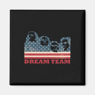 Mount Rushmore Droom Team Patriottische Usa Vlag A Magneet