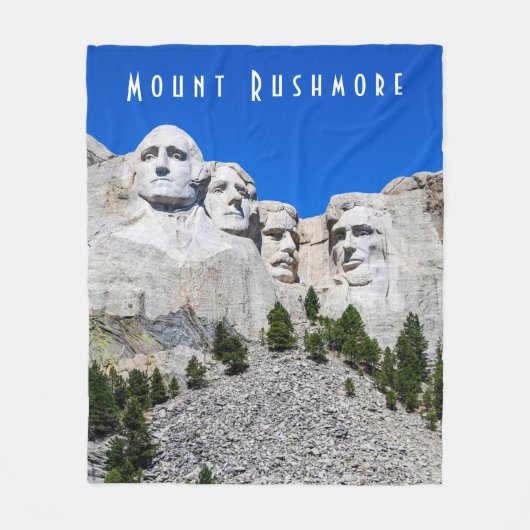 Mount Rushmore Fleece Blanket (Voorkant)