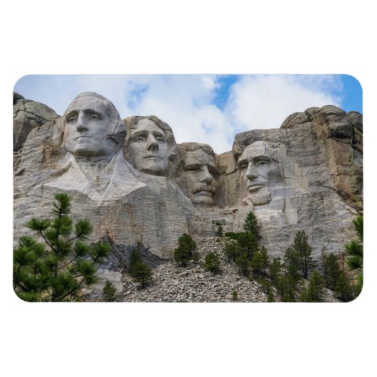 Mount Rushmore flexibele magneet (Horizontaal)