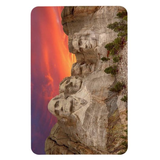 Mount Rushmore flexibele magneet (Verticaal)