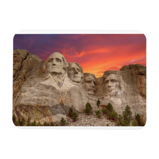 Mount Rushmore flexibele magneet (Horizontaal)