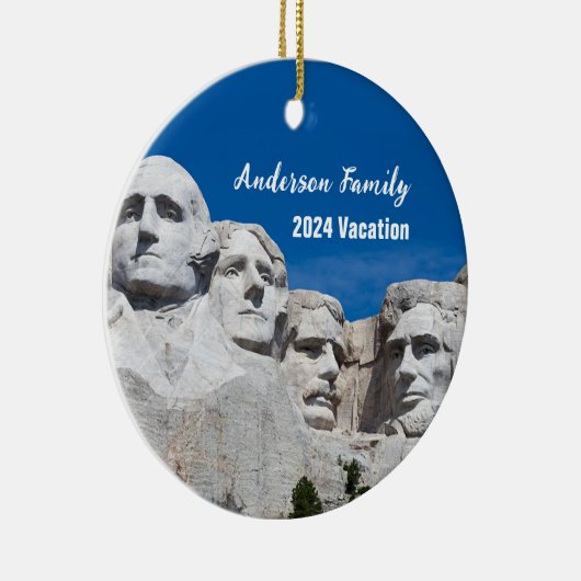 Mount Rushmore gepersonaliseerd Ornament (Rechts)