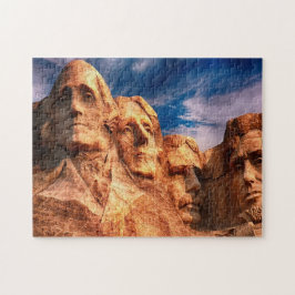 Mount Rushmore-gesculpeerde berg Legpuzzel