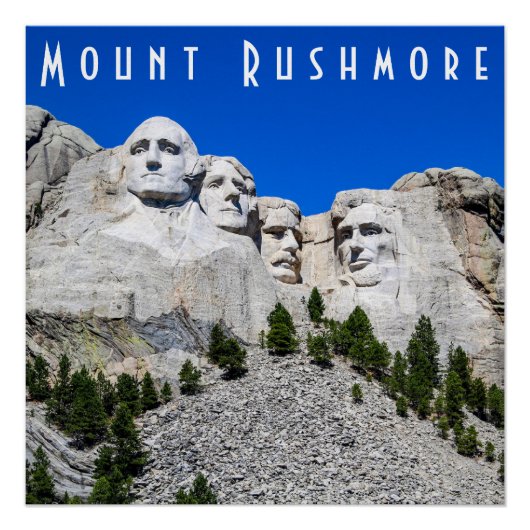 Mount Rushmore Glossy Poster (Voorkant)