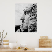 Mount Rushmore in aanbouw Poster (Keuken)