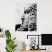 Mount Rushmore in aanbouw Poster (Thuiskantoor)