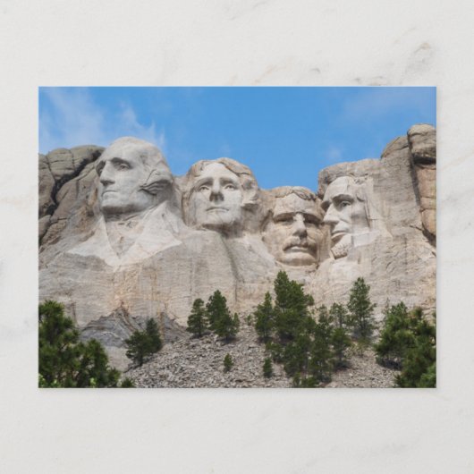 Mount Rushmore in de lente Briefkaart (Voorkant)