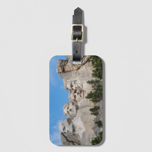 Mount Rushmore in lente Bagagelabel (Voorkant (verticaal))
