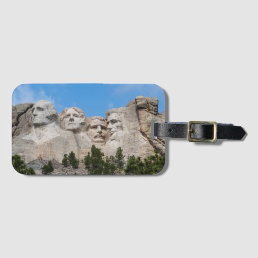 Mount Rushmore in lente Bagagelabel (Voorkant (horizontaal))