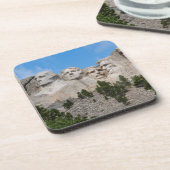 Mount Rushmore in lente Bier Onderzetter (Linkerzijde)