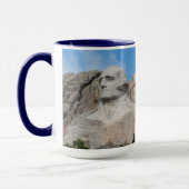 Mount Rushmore in lente Mok (Links)
